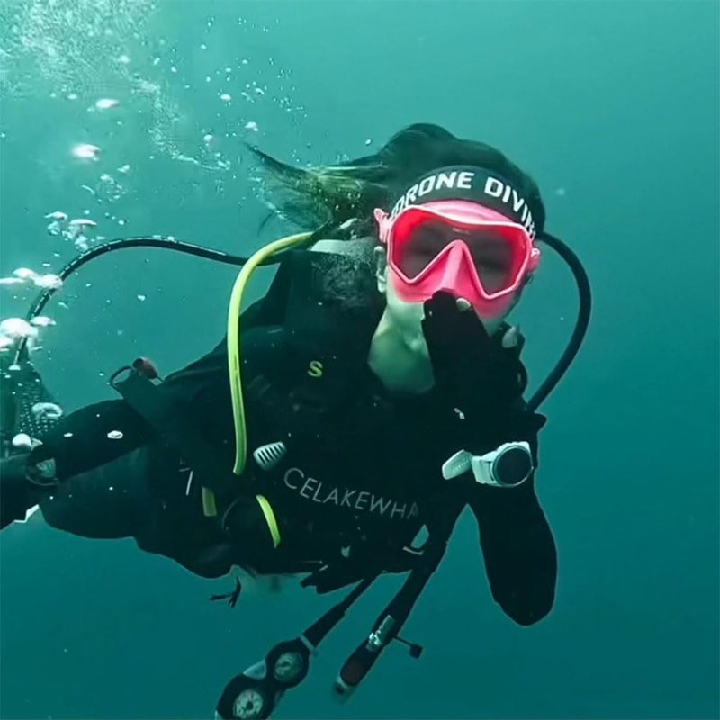 5M3M DIVING Hydrone Diving Headband 2mm Neoprene Scuba Hairband Elastic Non-Slip Swimming Headband Workout Sweat Bands for Women Men Children Scuba Dive Snorkeling Swimming Surfing (Black) - Image 2